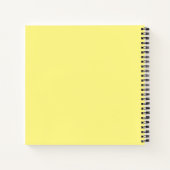 Zon en Maan Gele Notitieboek (Achterkant)