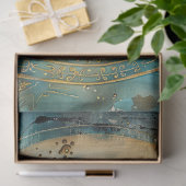 Zon en Maan Hemels Motief Tissuepapier (Geschenk)