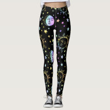 Zon en Maan hemelse Leggings