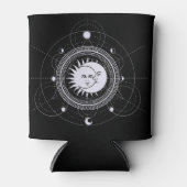 Zon en maan hemelsterren blikjeskoeler (Voorkant)