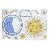 zon en maan kussensloop (Achterkant)