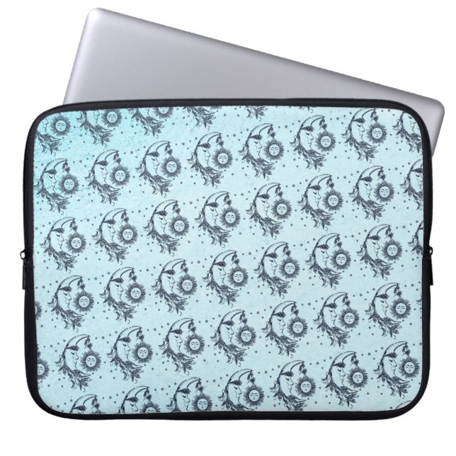 Zon en Maan Laptop Sleeve (Voorkant)