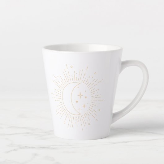 Zon en Maan Latte Mok (Rechts)