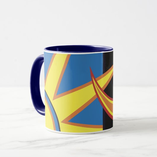 zon en maan mok (Voorkant links)