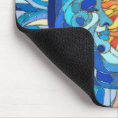 Zon en Maan Mozaïek Kunst Muismat (Hoek)