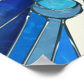 Zon en Maan Mozaïek Kunst Poster (Hoek)