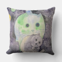 Zon en maan Omkeerbare Pillow