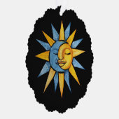 Zon en Maan Ornament Kaart (Rechts)