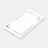 Zon en maan post het notities groot post-it® notes (Schuin)