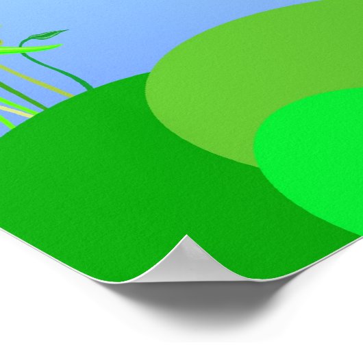 zon en maan poster (Hoek)