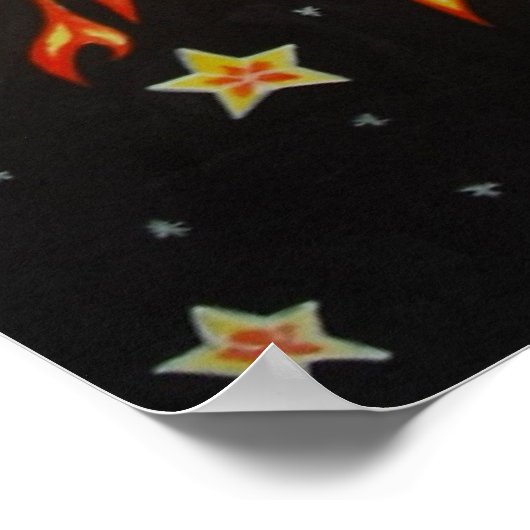 zon en maan poster (Hoek)