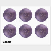 Zon en Maan Ronde Sticker (Vel)