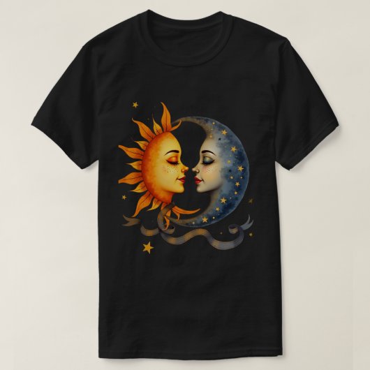 Zon en Maan T-shirt (Design voorkant)