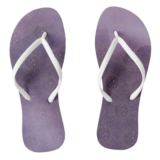 Zon en Maan Teenslippers (Voetbed)