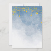 Zon en maan tweeling aankondiging (Achterkant)