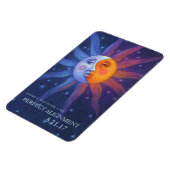 Zon en Maan Verduistering Perfecte Uitlijning 4 x Magneet (Linkerzijde)