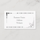 Zon en maan visitekaartjes (Voorkant)