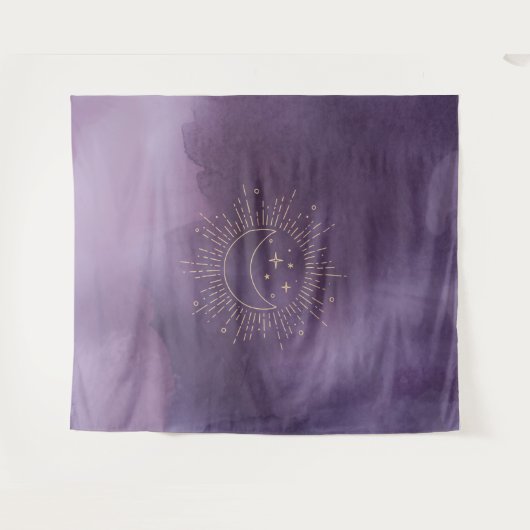 Zon en Maan Wandkleed (Voorkant (horizontaal))