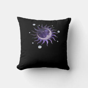 Zon en Maan Whimsigothic Gothic Witchy Witch Kussen