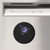 Zon en Maan Whimsigothic Gothic Witchy Witch Magneet (Insitu (Vaatwasser))