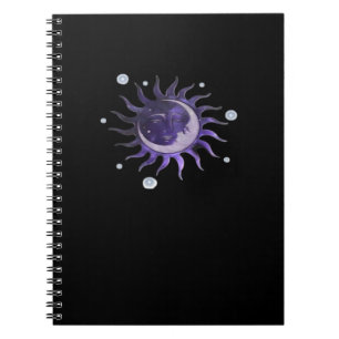 Zon en Maan Whimsigothic Gothic Witchy Witch Notitieboek