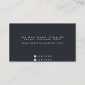 Zon en Maan Witchy Stud Oorbel Display Visitekaartje (Achterkant)