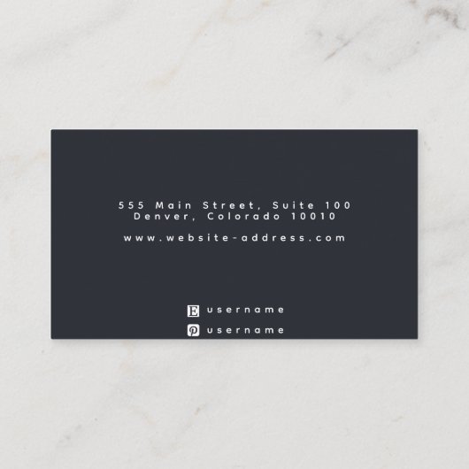 Zon en Maan Witchy Stud Oorbel Display Visitekaartje (Achterkant)