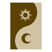 Zon en maan Yin-Yang
