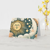 Zon en MaanKind Zonneschijn Kaart (Gele Bloem)