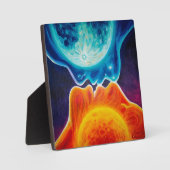 Zon- en maankus fotoplaat (Voorkant)