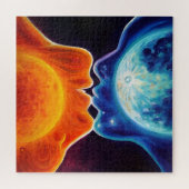 Zon- en maankus legpuzzel (Horizontaal)