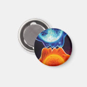 Zon- en maankus magneet (Voorkant / Achterkant)