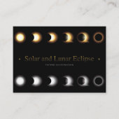 Zon- en maansverduistering informatiekaartje (Voorkant)