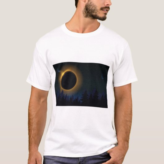 Zon- en maansverduistering t-shirt (Voorkant)