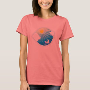 Zon- en Moon Baby Doll-Shirt T-shirt