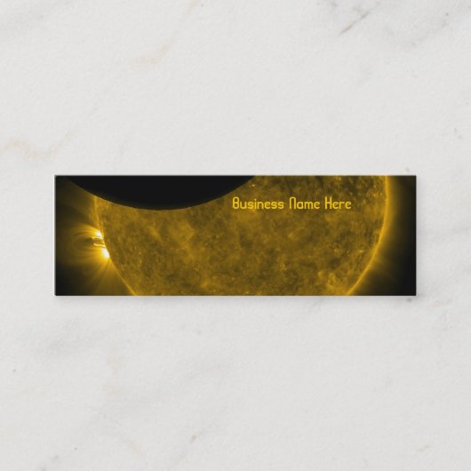 Zon- en Moon-Bladwijzer Visitekaartjes (Voorkant)