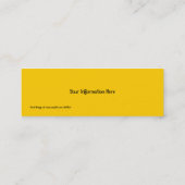 Zon- en Moon-Bladwijzer Visitekaartjes (Achterkant)