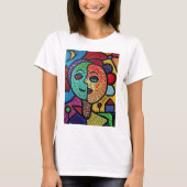 ZON EN MOON COUPLE T-SHIRT (Voorkant)