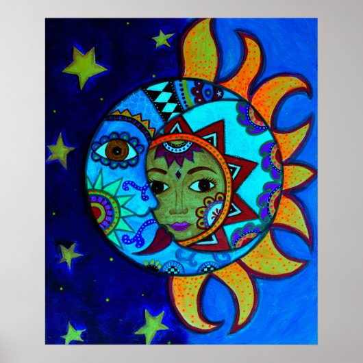 ZON- EN MOON-KOUPLE TERMIJN POSTER (Voorkant)