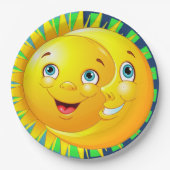 Zon en Moon Party Goods Papier Bord (Voorkant)