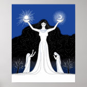 Zon- en Moon-poster maken Poster (Voorkant)