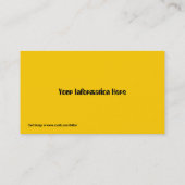 Zon- en Moon-Visitekaartjes Visitekaartje (Achterkant)