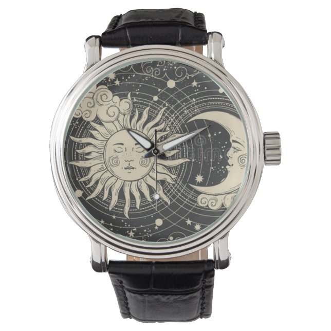 ZON- EN MOON-WATCH HORLOGE (Voorkant)