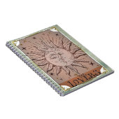 zon- en moondualiteit overtreft Tarot Card Art   Notitieboek (Rechterzijde)