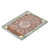 zon- en moondualiteit overtreft Tarot Card Art   Notitieboek (Linkerzijde)