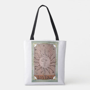  zon- en moondualiteit overtreft Tarot Card Art Tote Bag