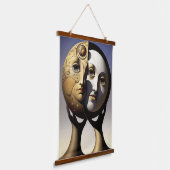 Zon- en moonwandtapijt hangend wandkleed (Gebogen)