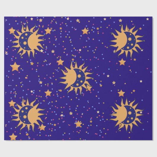 Zon- en motorpapier cadeaupapier (Vlak)