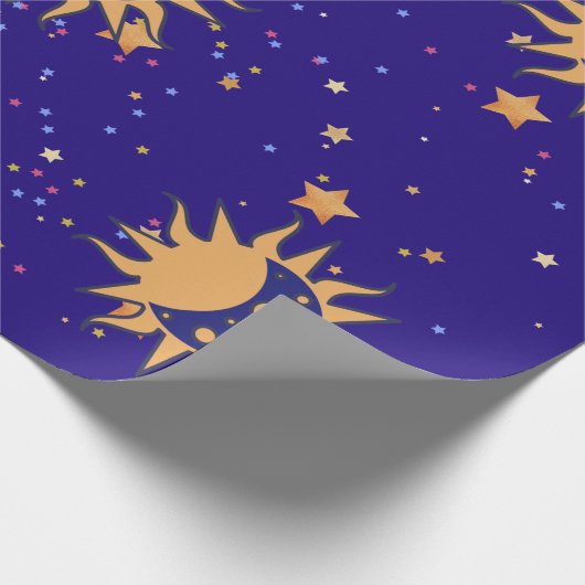 Zon- en motorpapier cadeaupapier (Hoek)