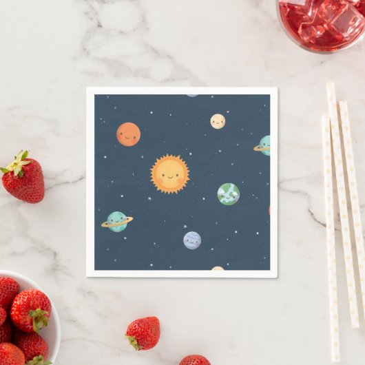 Zon en planeten Outer Space Party Supplies Servet (Insitu)
